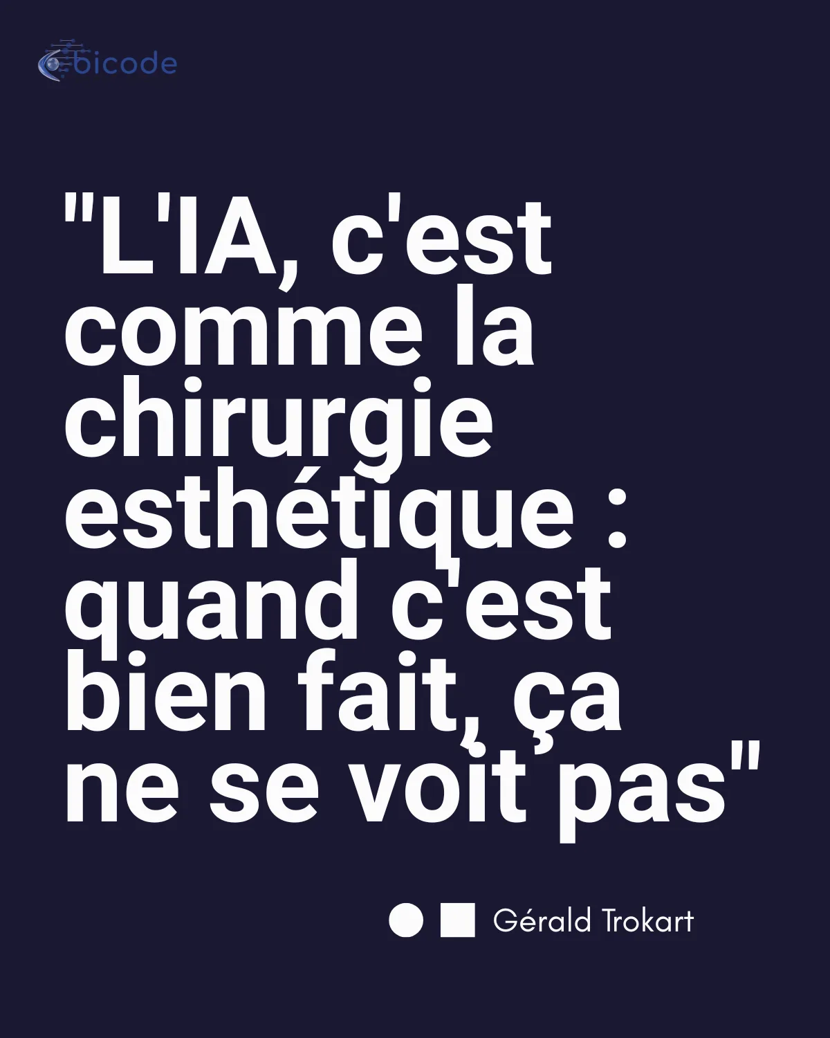 L'IA comme la chirurgie esthétique - Gérald Trokart